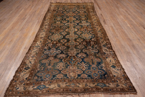 Antique Baktiary Area Rug (5' x 12')